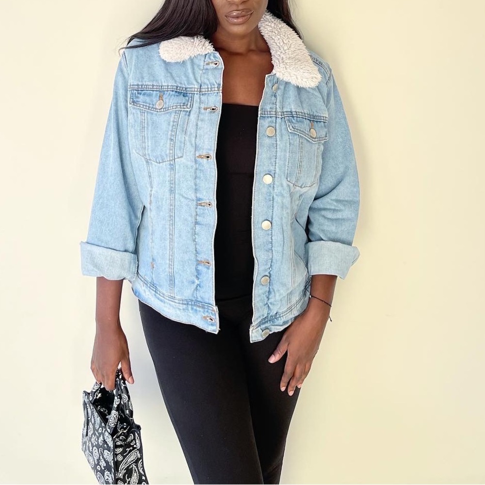 Sherpa Lined Denim Jacket